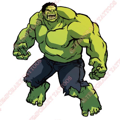 Hulk Customize Temporary Tattoos Stickers NO.183